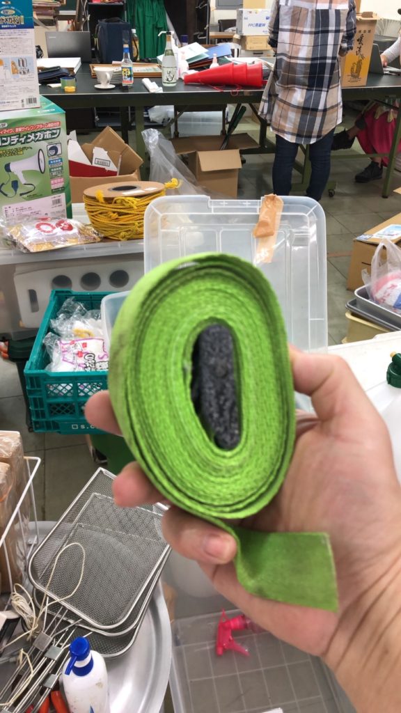 ロープ 結束バンド？