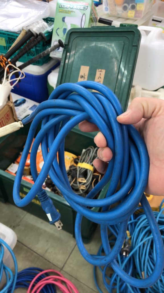 延長コード（青）長さ不明 短め